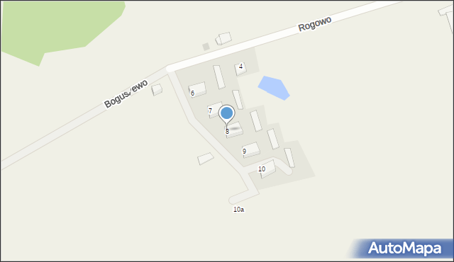 Rogowo, Rogowo, 8, mapa Rogowo