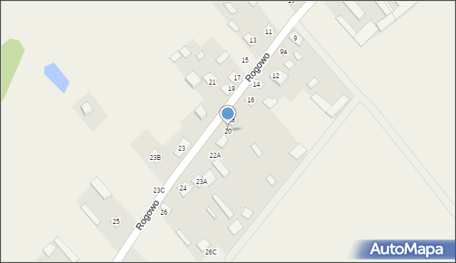 Rogowo, Rogowo, 20, mapa Rogowo