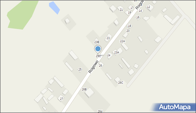 Rogowo, Rogowo, 23C, mapa Rogowo