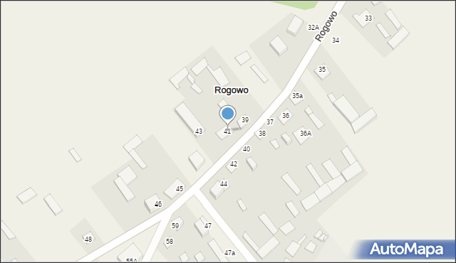 Rogowo, Rogowo, 41, mapa Rogowo