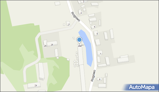 Rogowo, Rogowo, 24a, mapa Rogowo