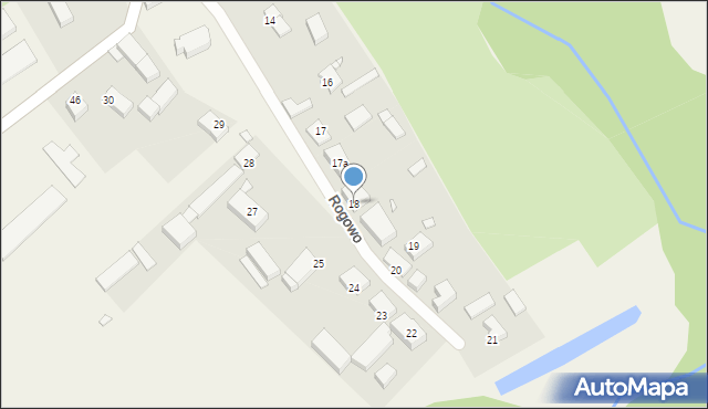 Rogowo, Rogowo, 18, mapa Rogowo