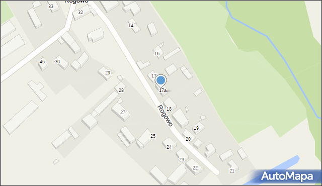 Rogowo, Rogowo, 18a, mapa Rogowo