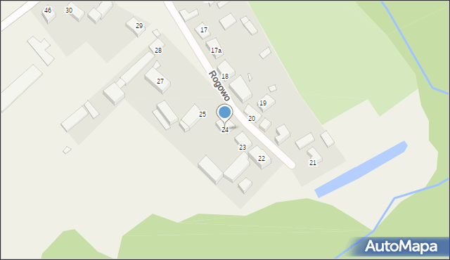 Rogowo, Rogowo, 24, mapa Rogowo