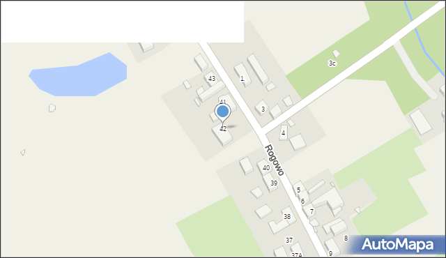 Rogowo, Rogowo, 42, mapa Rogowo