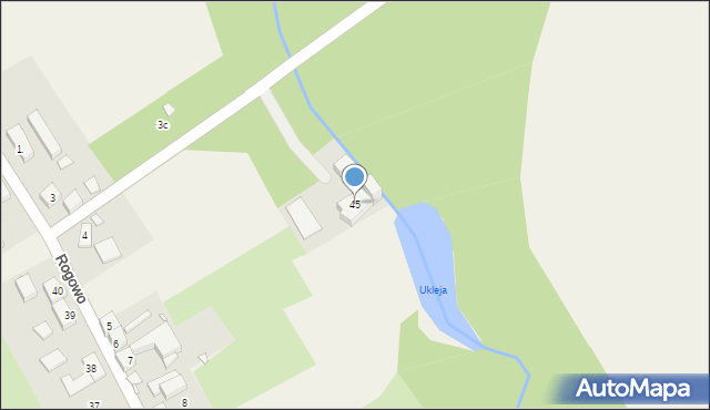 Rogowo, Rogowo, 45, mapa Rogowo