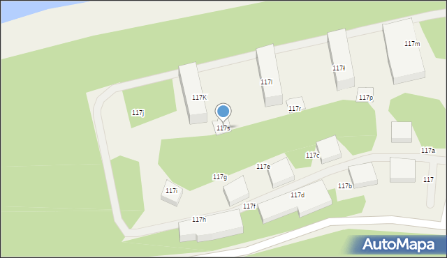 Rogowo, Rogowo, 117s, mapa Rogowo