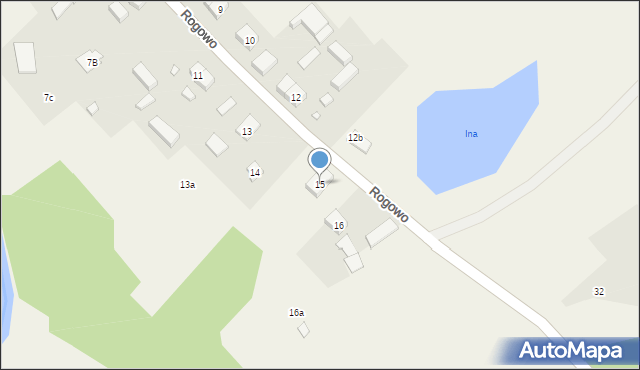 Rogowo, Rogowo, 15, mapa Rogowo