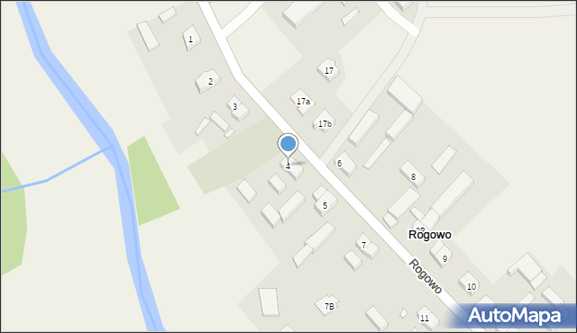 Rogowo, Rogowo, 4, mapa Rogowo