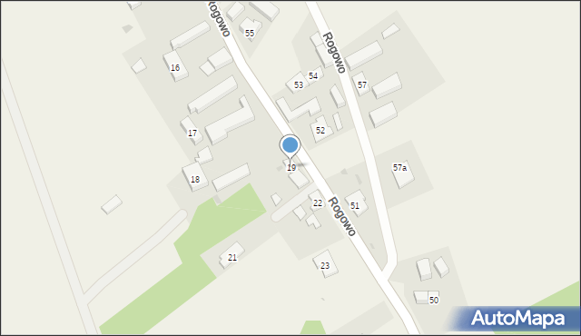 Rogowo, Rogowo, 19, mapa Rogowo