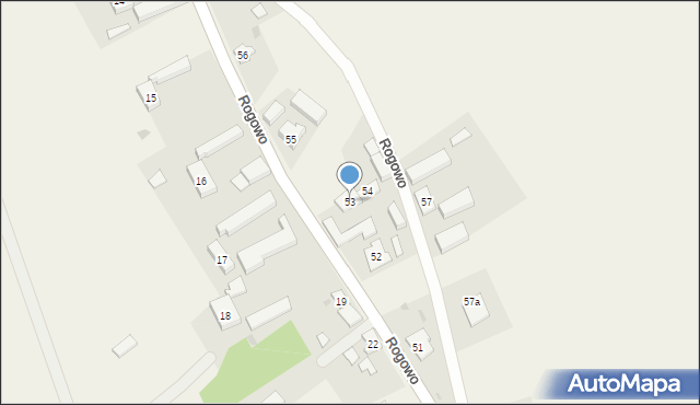 Rogowo, Rogowo, 53, mapa Rogowo