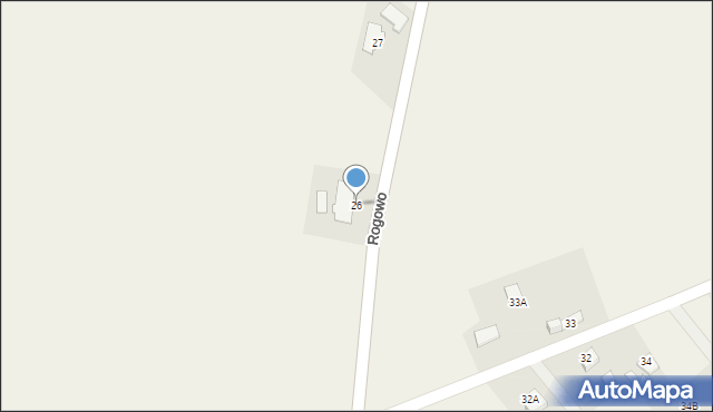 Rogowo, Rogowo, 26, mapa Rogowo