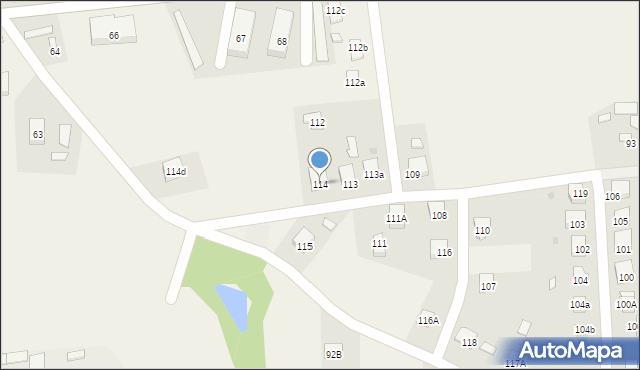 Rogowo, Rogowo, 114, mapa Rogowo