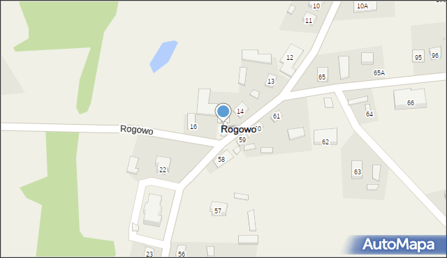 Rogowo, Rogowo, 15, mapa Rogowo