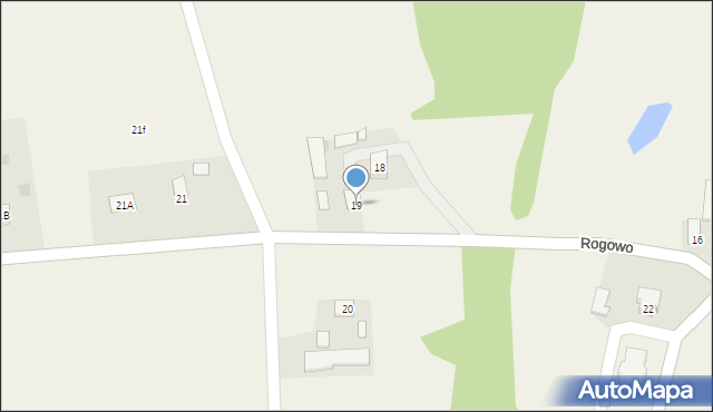 Rogowo, Rogowo, 19, mapa Rogowo