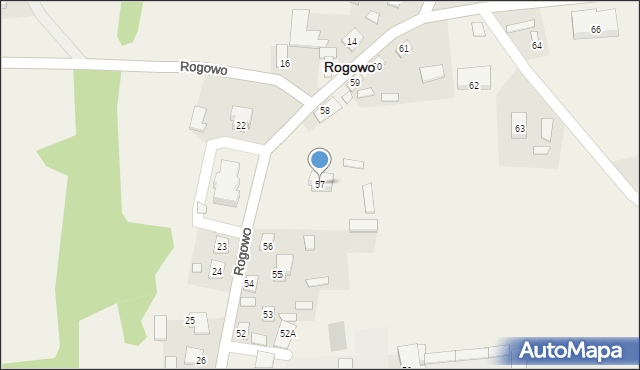 Rogowo, Rogowo, 57, mapa Rogowo