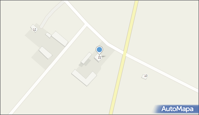 Rogowo-Folwark, Rogowo-Folwark, 11, mapa Rogowo-Folwark