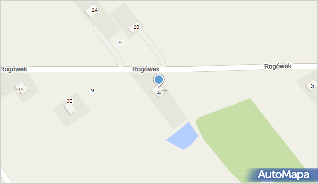 Rogowo-Majątek, Rogowo-Majątek, 3p, mapa Rogowo-Majątek