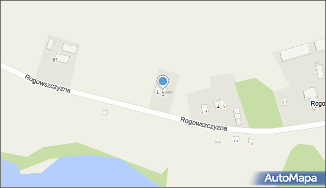 Rogowszczyzna, Rogowszczyzna, 2, mapa Rogowszczyzna