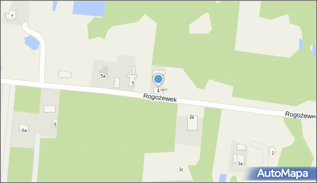 Rogożewek, Rogożewek, 4, mapa Rogożewek