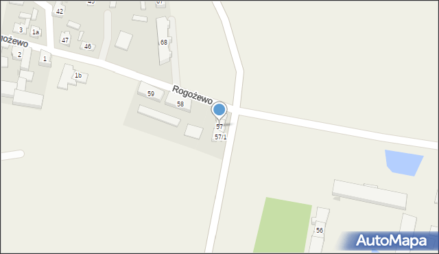 Rogożewo, Rogożewo, 57, mapa Rogożewo