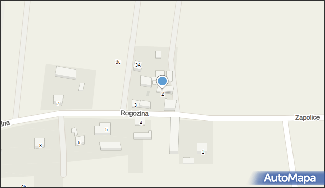 Rogozina, Rogozina, 2, mapa Rogozina