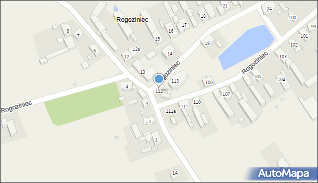 Rogoziniec, Rogoziniec, 112, mapa Rogoziniec