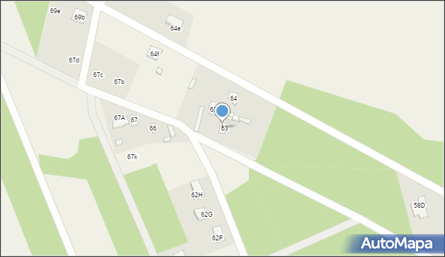 Rogóźnia, Rogóźnia, 63, mapa Rogóźnia