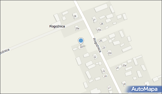 Rogoźnica, Rogoźnica, 24, mapa Rogoźnica