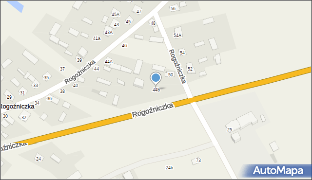 Rogoźniczka, Rogoźniczka, 44b, mapa Rogoźniczka