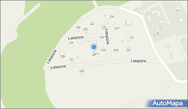 Rogóźno, Rogóźno, 22f, mapa Rogóźno