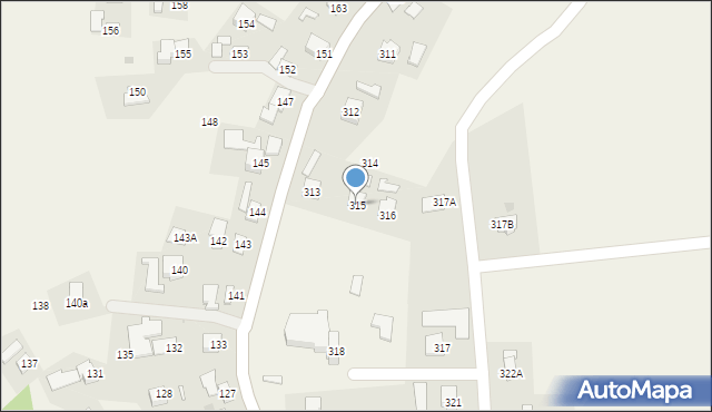 Rogóżno, Rogóżno, 315, mapa Rogóżno