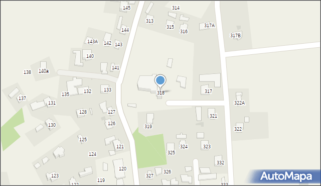 Rogóżno, Rogóżno, 318, mapa Rogóżno