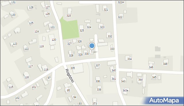 Rogóżno, Rogóżno, 331, mapa Rogóżno