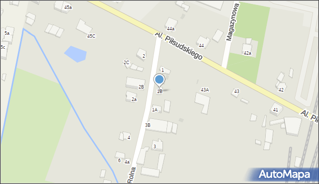Rogoźno, Rolna, 1B, mapa Rogoźno