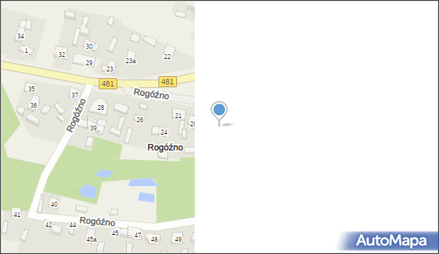Rogóźno, Rogóźno, 18A, mapa Rogóźno
