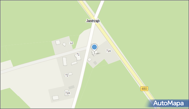 Rogóźno, Rogóźno, 71a, mapa Rogóźno