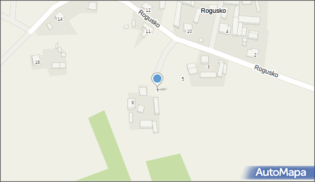 Rogusko, Rogusko, 7, mapa Rogusko
