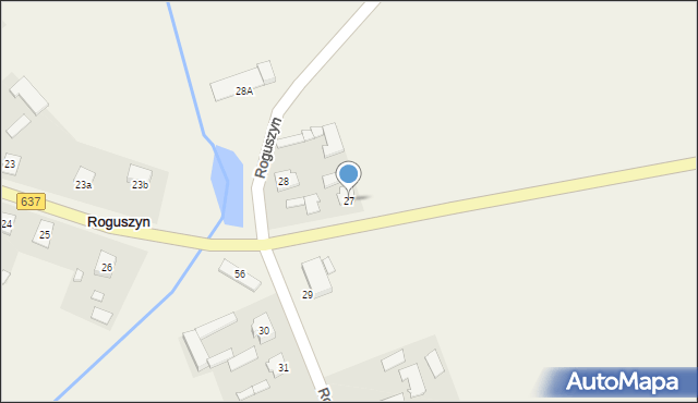 Roguszyn, Roguszyn, 27, mapa Roguszyn
