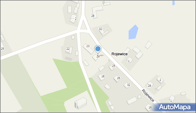 Rojewice, Rojewice, 24, mapa Rojewice