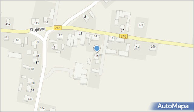 Rojewo, Rojewo, 15, mapa Rojewo