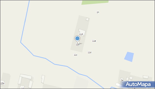 Rojków, Rojków, 11b, mapa Rojków