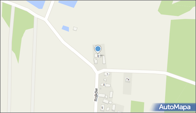 Rojków, Rojków, 6, mapa Rojków