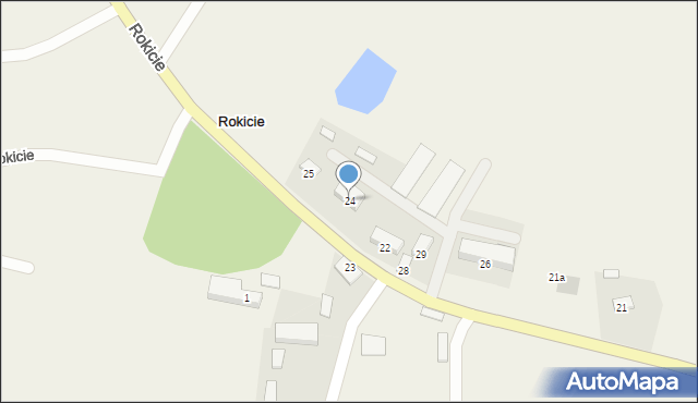 Rokicie, Rokicie, 24, mapa Rokicie