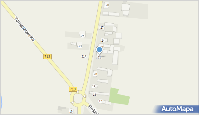 Rokiciny, Rokiciny, 21, mapa Rokiciny