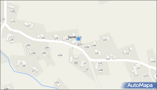 Rokiciny Podhalańskie, Rokiciny Podhalańskie, 123, mapa Rokiciny Podhalańskie