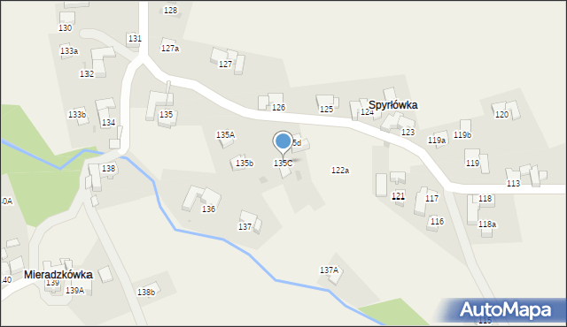 Rokiciny Podhalańskie, Rokiciny Podhalańskie, 135C, mapa Rokiciny Podhalańskie