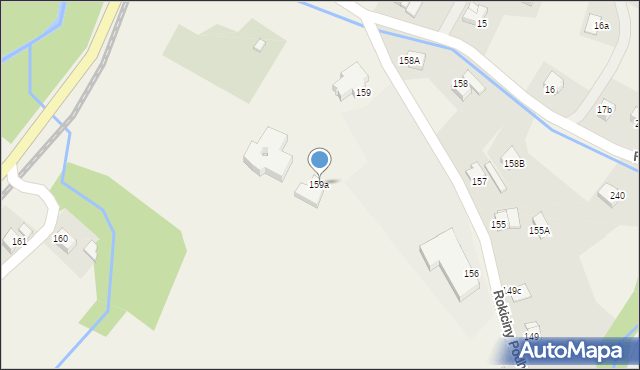 Rokiciny Podhalańskie, Rokiciny Podhalańskie, 159a, mapa Rokiciny Podhalańskie