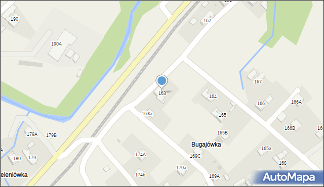 Rokiciny Podhalańskie, Rokiciny Podhalańskie, 163, mapa Rokiciny Podhalańskie