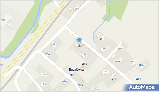 Rokiciny Podhalańskie, Rokiciny Podhalańskie, 164, mapa Rokiciny Podhalańskie